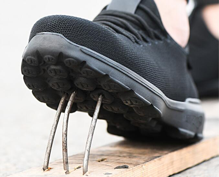 Anti Slip Puncture Proof Soft Comfortable Sport Men Safety Shoes Steel Toecap