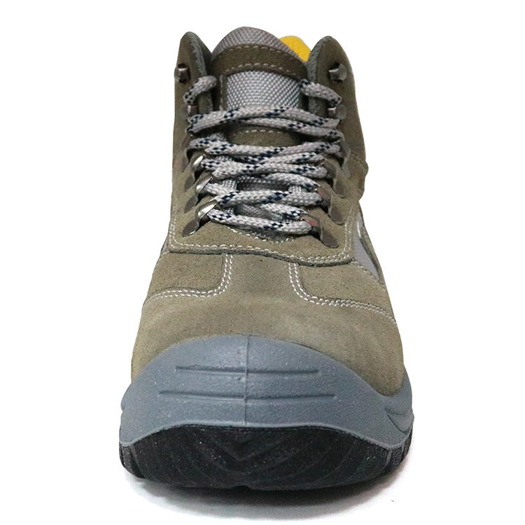 Non Slip Suede Leather Anti Static Low Priced Safety Shoes Steel Toe Cap
