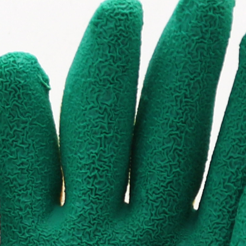 Custom Logo Poly-cotton Liner Latex Gloves CE EN 388