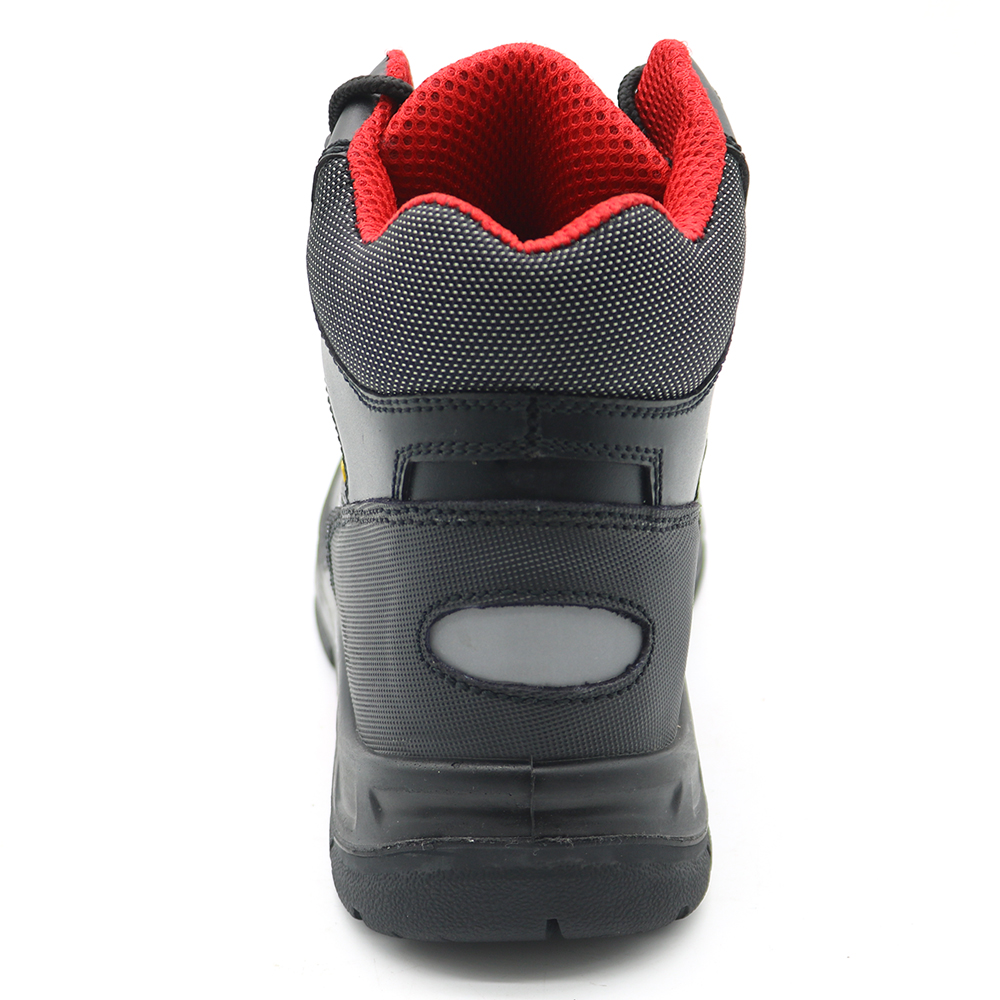 Oil Acid Proof Non-slip Oil Field Safety Boots Steel Toe Cap