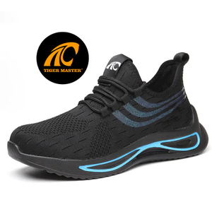 Anti-slip PU Sole Steel Toe Breathable Safety Shoes Sneakers 