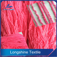 DOPE DYED MICROFIBER YARN FANCY YARN WITH LOW PRICE