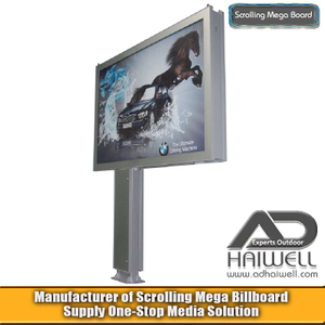 Classique Scrolling Mega Board Rétro-éclairé LED Light Box Billboard