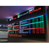 Etiqueta engomada llevada digital a todo color de la pantalla de visualización P10 LED para la acción, financiera, mercado de valores