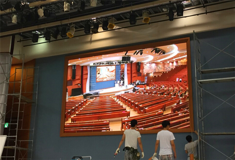 P4 512x512mm面板尺寸LED视频墙室内舞台会议音乐表演