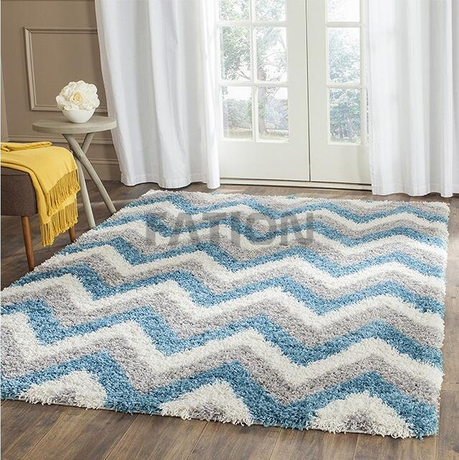 5'×8' Polyester Anti-slip Shag Collection Rug