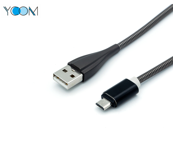Cable de resorte magnético USB para Micro o Tipo-C