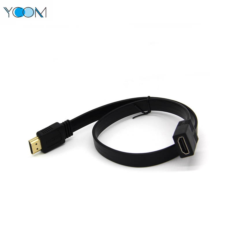 Cable YCOM Flat 1.4 V macho a hembra HDMI