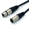 XLR 3pin Macho a XLR 3pin Cable de micrófono femenino Cable de altavoz DMXcable