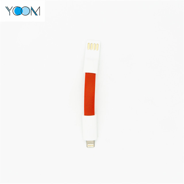 Colorful Short Noodle Magnetic iPhone USB Cable