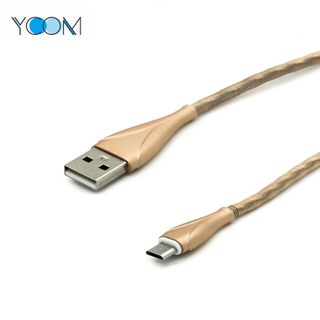 New Metal Spring Braiding USB Cable for Type C