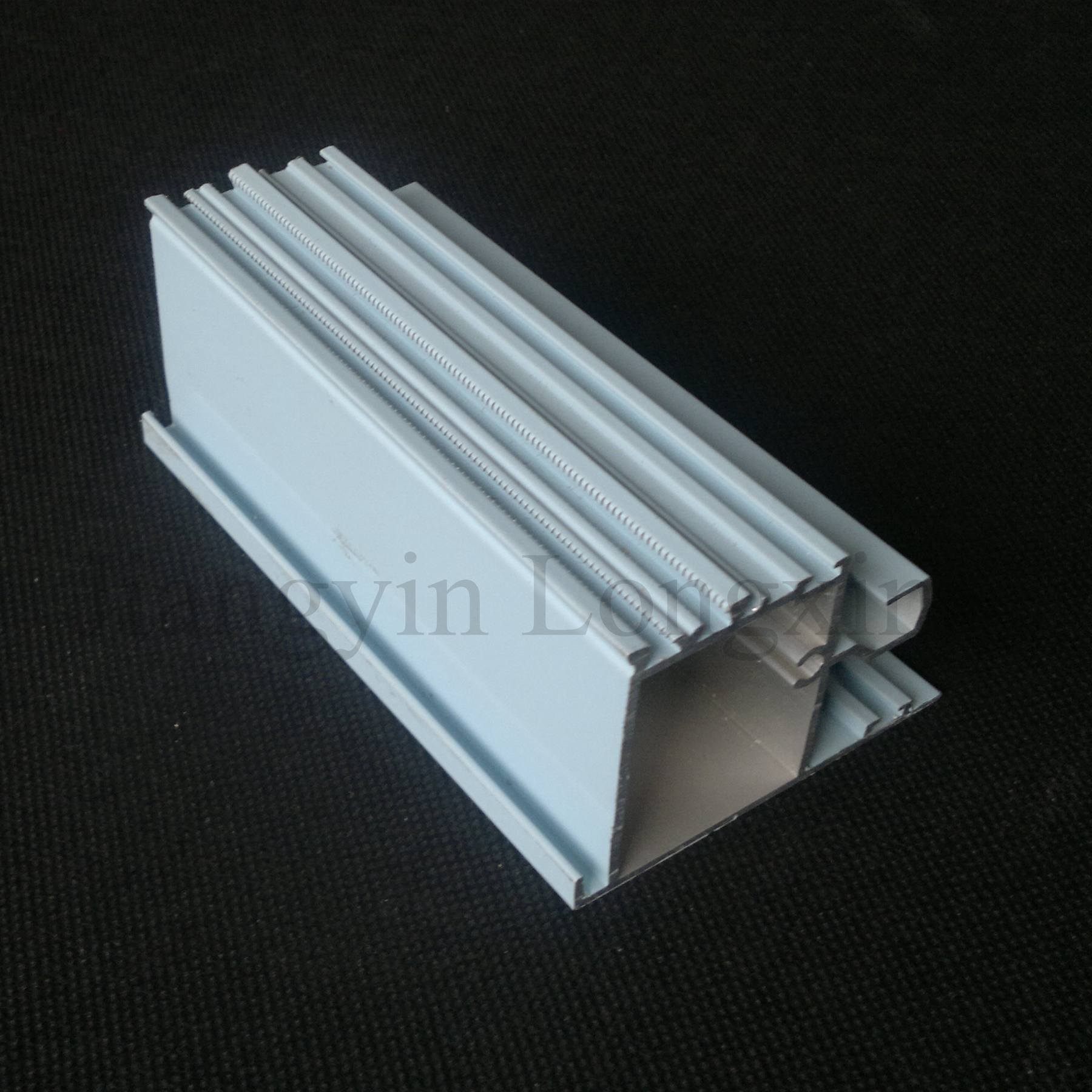 Blue Powder Coated Auminium Frame for Window