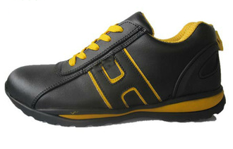 rubber outsole action leather safety shoes