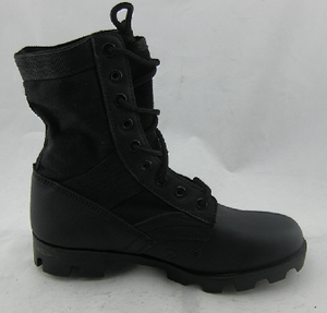 Vulcanized army boots /action leather army boots