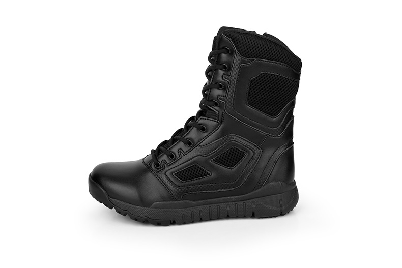 Genuine leather military combat boots