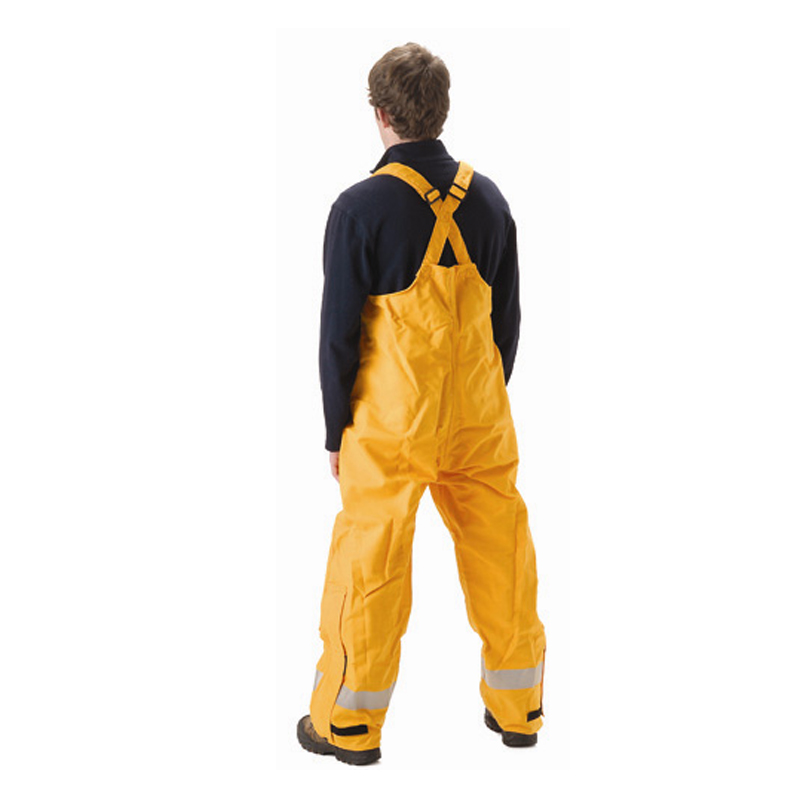 TR-004 hi vis reflective bib style overalls for workers