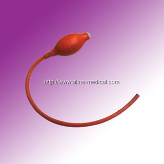 Pear shape syringe vaginal douche