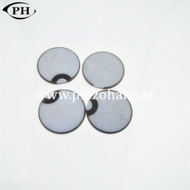 Cristal de cerámica piezoeléctrico material del disco de PZT para el análisis de la leche