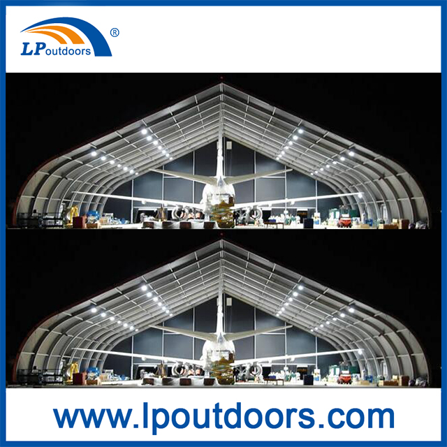 Tienda grande de hangar curvo para aviones Tfs, venta al por mayor de fabricación China 