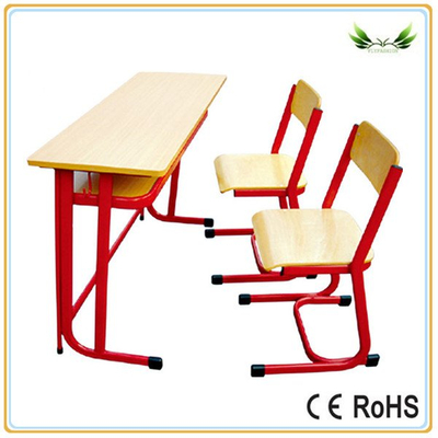 Escritorio y silla de madera (SF-21D) de los muebles de escuela de la escuela secundaria