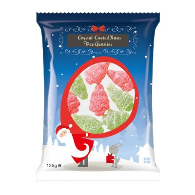 Crystal Coated Xmas Tree Gummy - Buy Product on Shenzhen Rungu Food CO.,Ltd