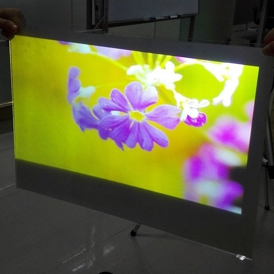 Self Adhesive Double White Rear Projection Film For Shop Window