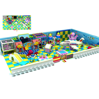 Ocean Theme Amusement Kids Soft Indoor Playground Equipment