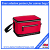 Red Zipper Insulated Cooler Bag, Small Lunch Bag