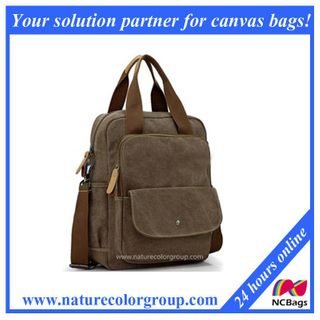 2018 New Fashion Canvas Shoulder Backpack Handbag Multi Functional Bag