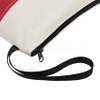 SMB-003 Waterproof canvas zipper coin purse cosmetic pouch clutch bag