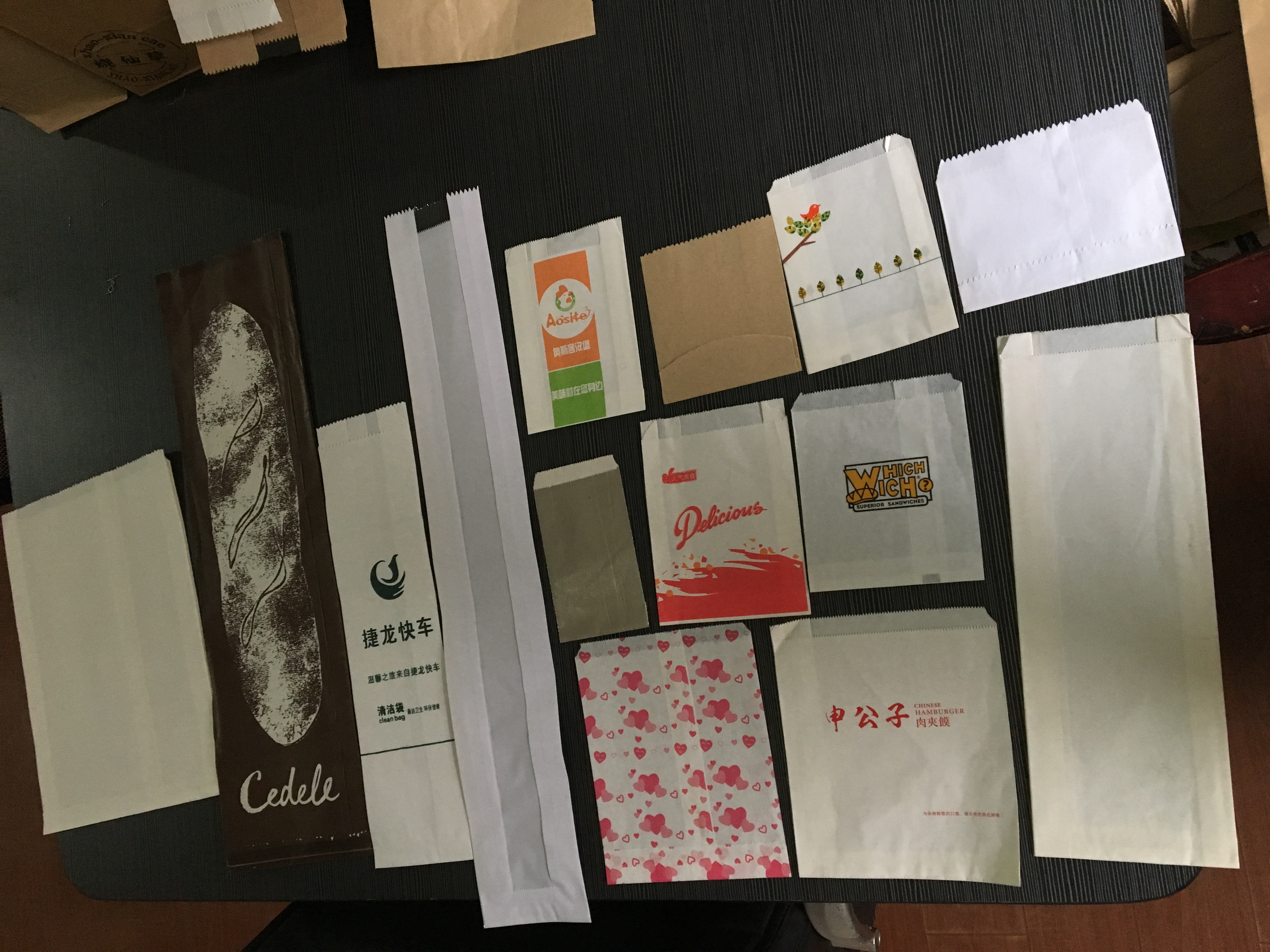 Sac de papier de nourriture à grande vitesse automatique de ZD-400B/600B faisant le （de machine avec le） collé de guichet