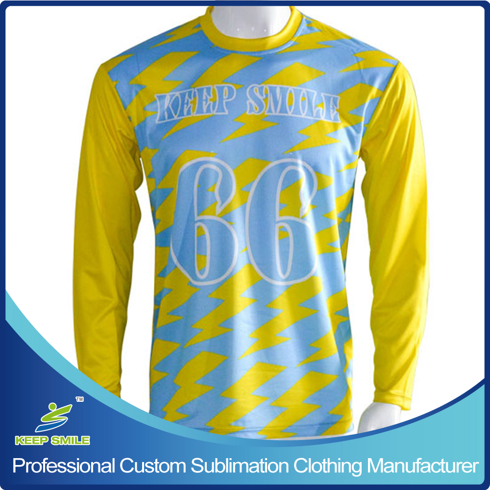 Customized Long Sleeve Lacrosse Shooter for Boys with Sublimatoin