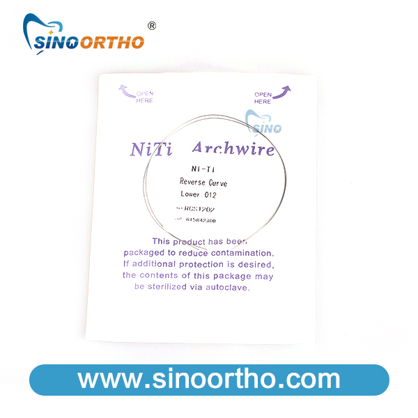 Arco de alambre NITI de ortodoncia