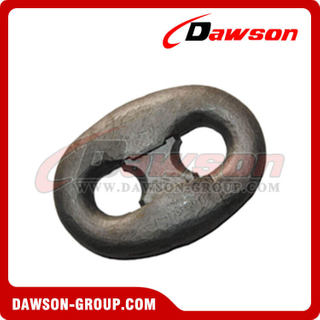 Black Painted Connecting Link Kenter Shackle for Oil Platform Mooring Chain 