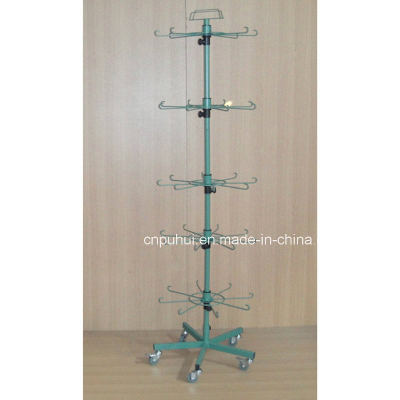 Metal Floor Revolving Hook Rack (PHY252) Buy Revolving Hook Rack