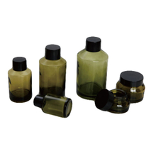 Glass Perfume Bottles and Cream Jars