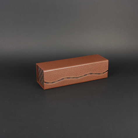Wine Box Manufacturer faux leather custom wine box for sale