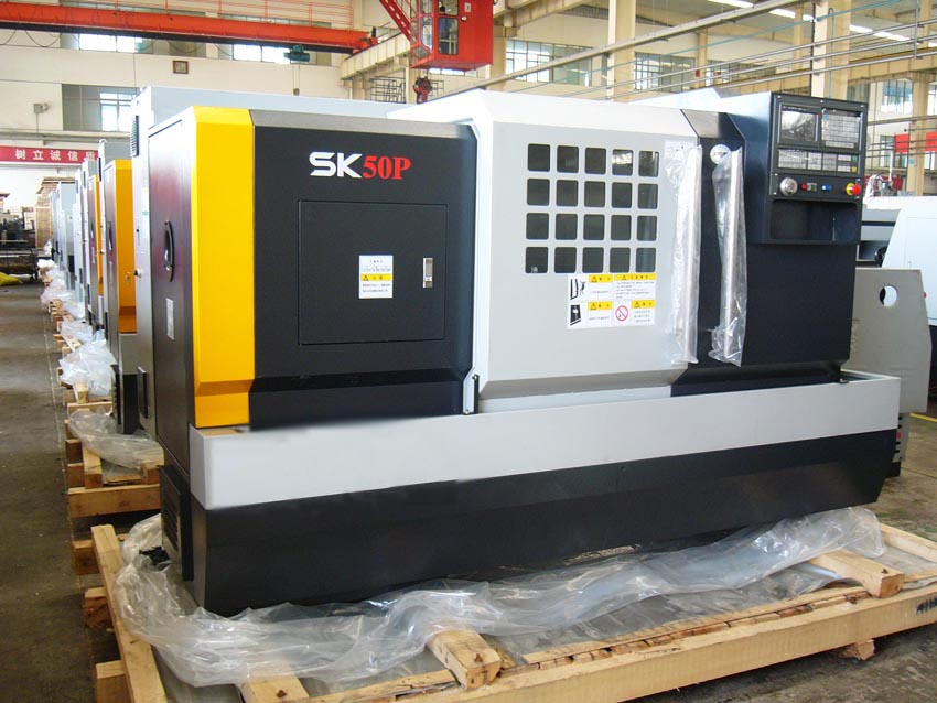 SK50P Bochi Horizontal Economic Flat Bed CNC Lathe