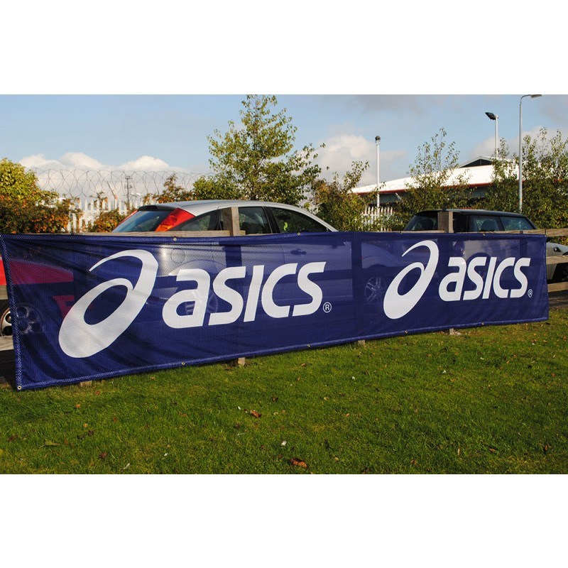 Outdoor Waterproof PVC Vinyl Banner With Sewn in Ropes, Event Banner
