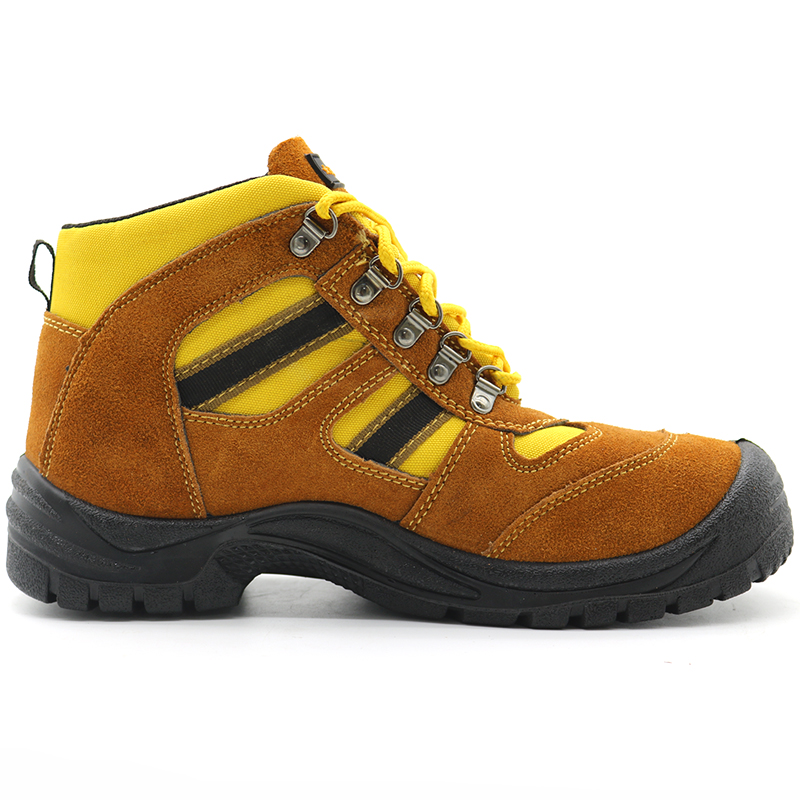Brown Steel Toe Prevent Puncture Cheap Safety Shoes Sports