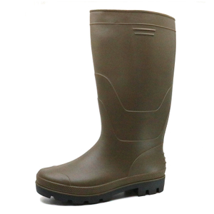 Anti Slip Steel Toe Puncture Resistant PVC Safety Rain Boots for Work