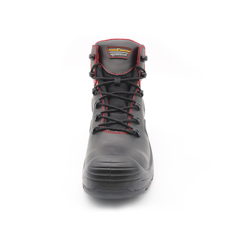 Anti Slip HRO Rubber Sole Composite Toe Men Oil Industry Safety Shoes Waterproof