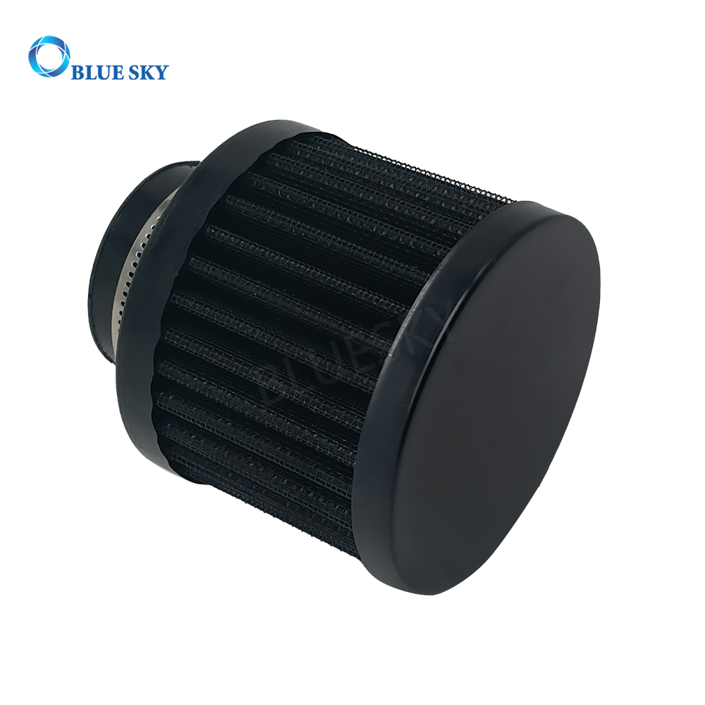 Filtro de aire de coche Compatible con filtro de entrada de aire frío de cono de coche de 35mm PQY-AIT22 de ventilación de cárter de ventilación Turbo