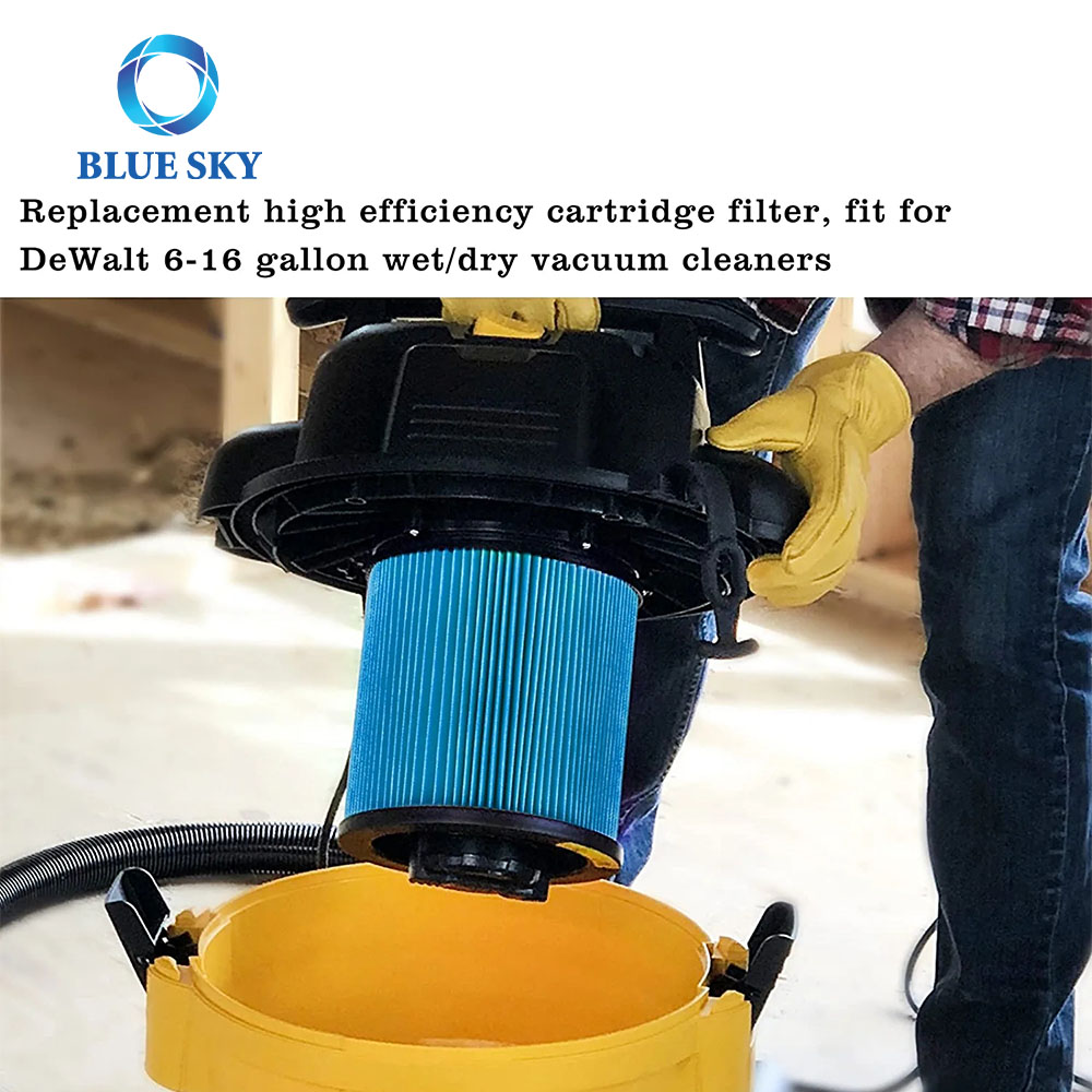 Filtro de cartucho de alta eficiencia DXVC6912 reemplazo para aspiradora DeWalt de 6-16 galones húmedo/seco fino DXV06P DXV09P DXV09PA