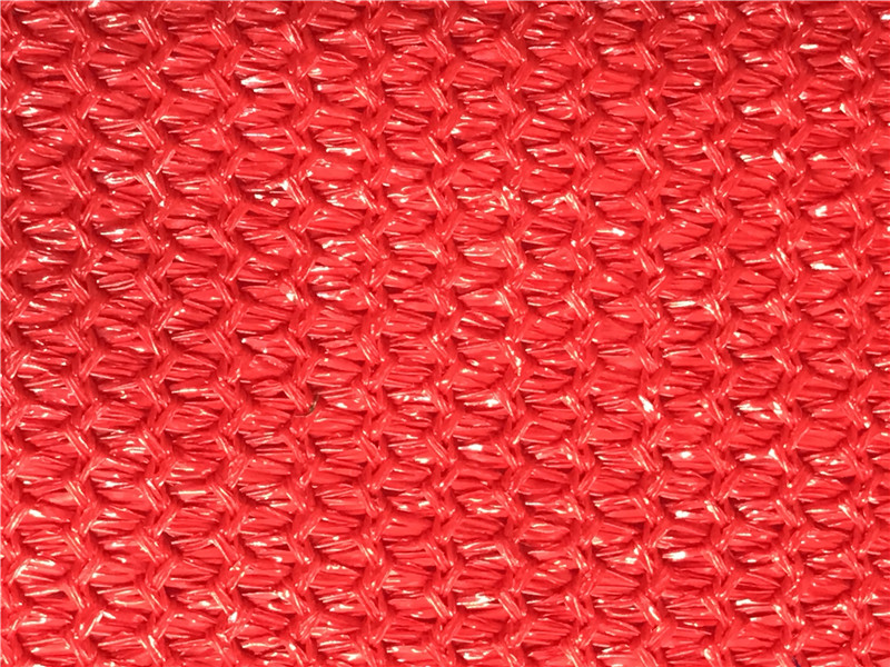 Encriptar el aislamiento de calor Jardinería Red de sombra impermeable de color rojo