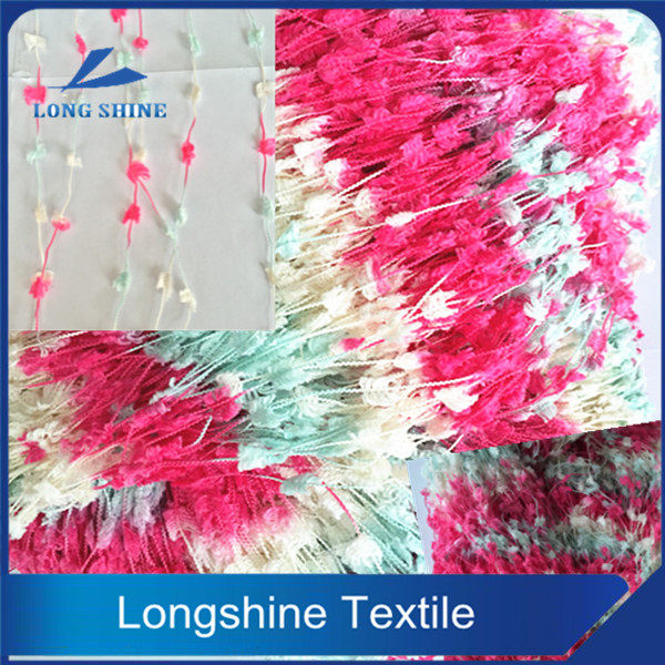 HOT SALE POLYESTER ACRYLIC VISCOSE BLENDED TOOTHBRUSH YARN FANCY YARN FOR SWEATER