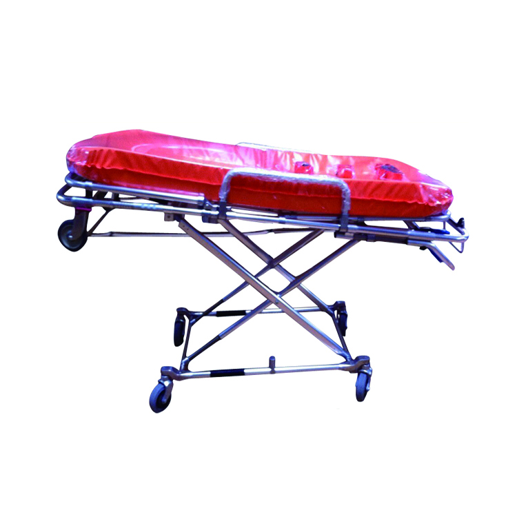 Hospital first aid Folding ambulance stretcher stainless steel for sale