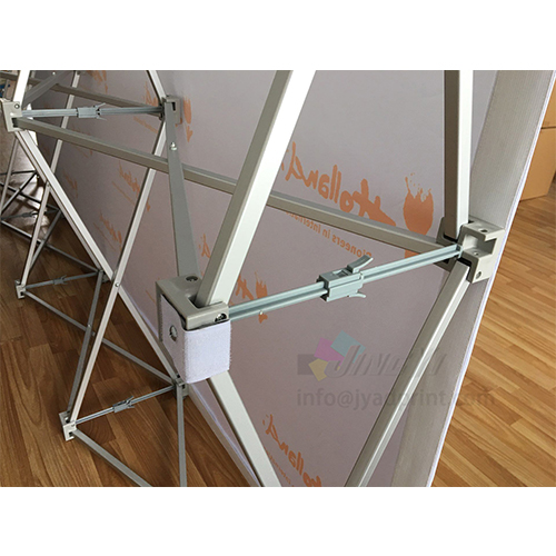 10FT Fabric POPup Banner Straight Tension Fabric Pop-up LOGO repeat Banner Display Stand