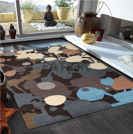 5'×8' Fluffy Commercial Rug Handmade Floor Carpet