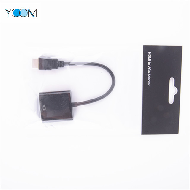 HDMI macho a hembra VGA con cable de audio